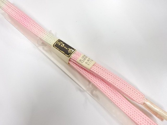 未使用品　正絹　手組帯締め